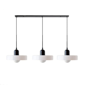 TrioGlow Hanglamp – Stijlvolle Drie Gekleurde Glazen Kappen voor Moderne Verlichting