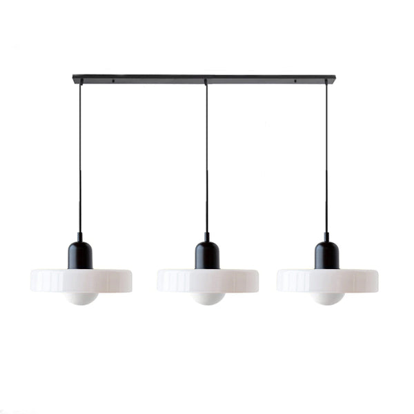 TrioGlow Hanglamp – Stijlvolle Drie Gekleurde Glazen Kappen voor Moderne Verlichting