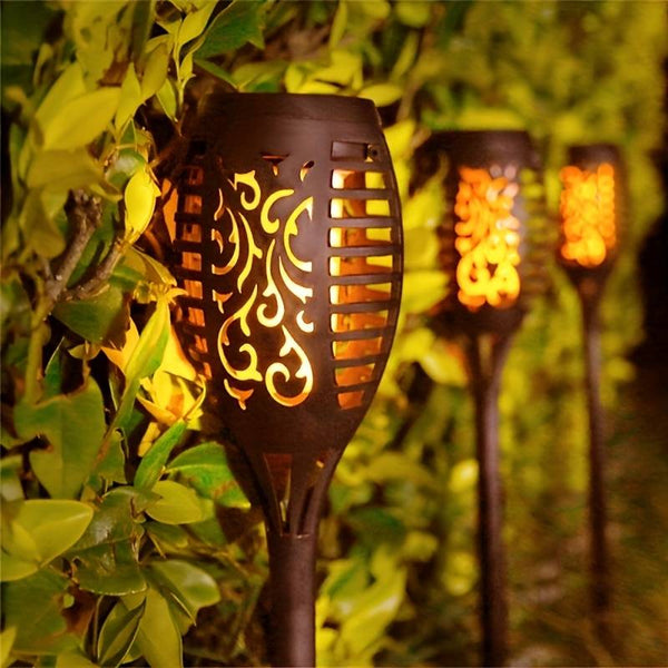 Zonne-Torche Light met Realistisch Flakkerend Vlam Effect – Tuin & Terras Decoratie
