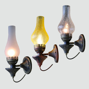 Vintage Wandlamp in Olie Lamp Stijl – Enkele Binnen- en Buitenverlichting