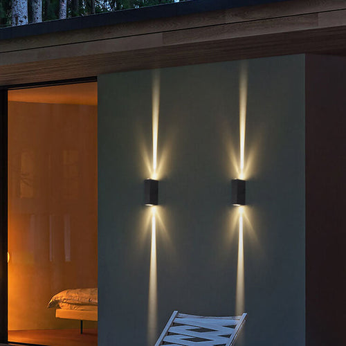 Dubbele LED Wandleuchte Buiten – Moderne Waterdichte Buitenverlichting