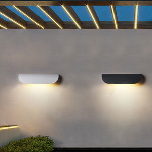 Gebogen LED Buitenwandlamp – Moderne Weerbestendige Tuin- & Terrasverlichting