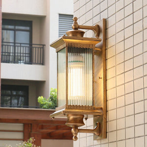 Rechthoekige LED Buiten Wandlamp – Vintage Industrieel Design