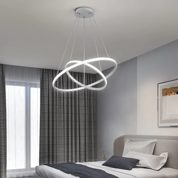 Moderne Geometrische LED Hanglamp – Infinity Lus Plafondlamp