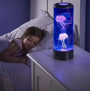 Betoverende Kwallen Tafel Lamp – Sfeerverlichting voor Huis & Kantoor