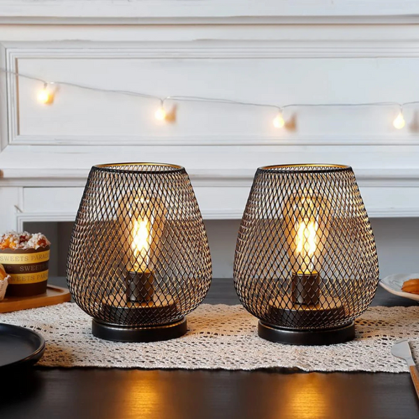Draadloze LED Lantaarn – Dimbaar Warm Licht voor Binnen en Buiten