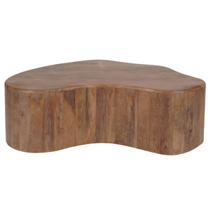 Salontafel Zina – Organisch Design van Massief Mangohout – 107 x 80 cm