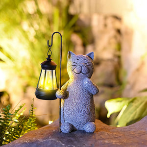 Gezellige Gouden Kat LED Lamp – Elegante Sfeerverlichting voor Huisdecoratie