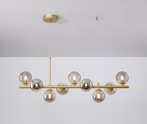 Moderne Gebogen LED Hanglamp – Stijlvolle Verlichting voor Eetkamer & Keuken