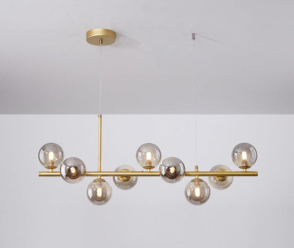 Moderne Gebogen LED Hanglamp – Stijlvolle Verlichting voor Eetkamer & Keuken