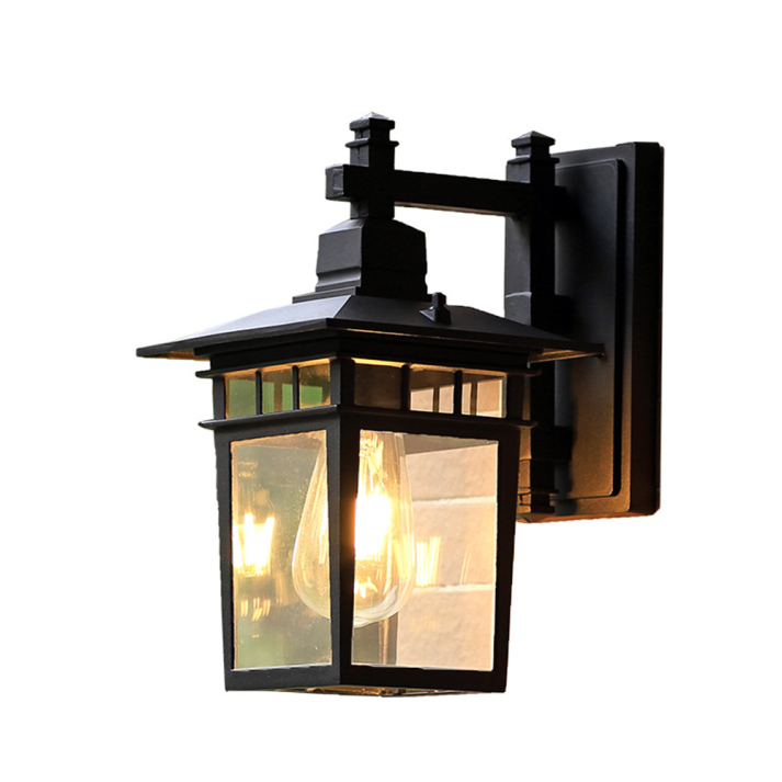 Elegante Zwarte Buitenwandlamp Alessio – Moderne Tuin- & Terrasverlichting