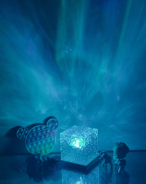 PrismWappen Kristal-Inspiratie LED Tafellamp – Elegante Geometrische Verlichting voor Thuis
