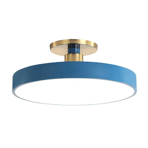 Noordse Ronde LED-Plafondlamp – Minimalistische Moderne Woonverlichting, Warm & Neutraal Licht