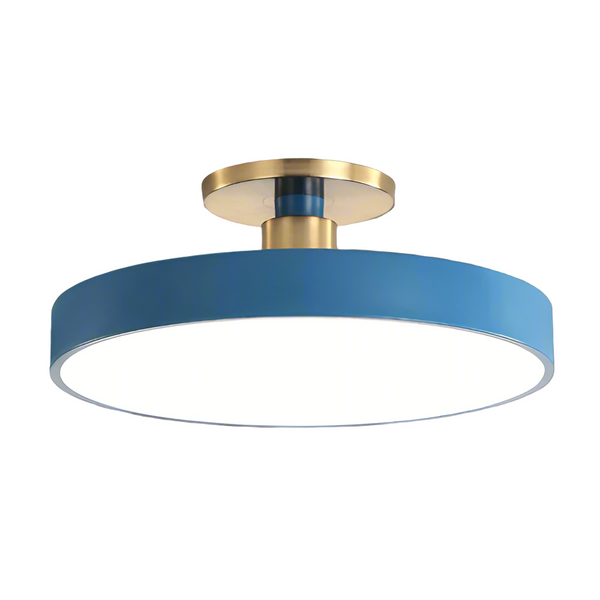 Noordse Ronde LED-Plafondlamp – Minimalistische Moderne Woonverlichting, Warm & Neutraal Licht