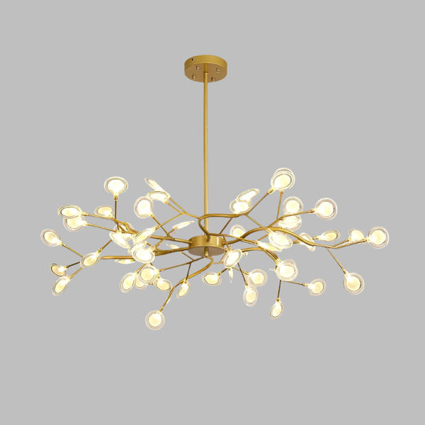 Door Vuurvliegjes Geïnspireerde LED Kroonluchter Hanglamp – Moderne Plafondlamp
