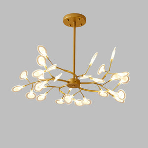 Door Vuurvliegjes Geïnspireerde LED Kroonluchter Hanglamp – Moderne Plafondlamp