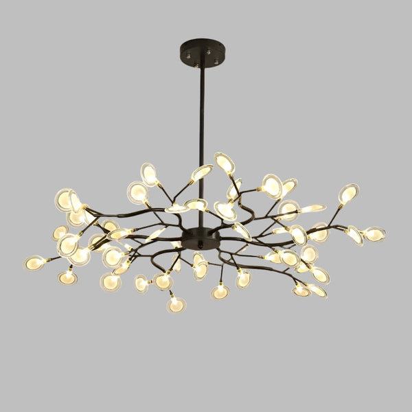 Door Vuurvliegjes Geïnspireerde LED Kroonluchter Hanglamp – Moderne Plafondlamp