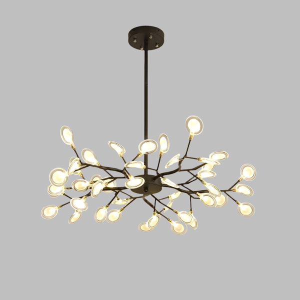 Door Vuurvliegjes Geïnspireerde LED Kroonluchter Hanglamp – Moderne Plafondlamp