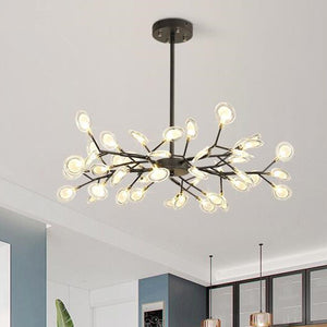 Door Vuurvliegjes Geïnspireerde LED Kroonluchter Hanglamp – Moderne Plafondlamp