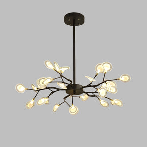 Door Vuurvliegjes Geïnspireerde LED Kroonluchter Hanglamp – Moderne Plafondlamp