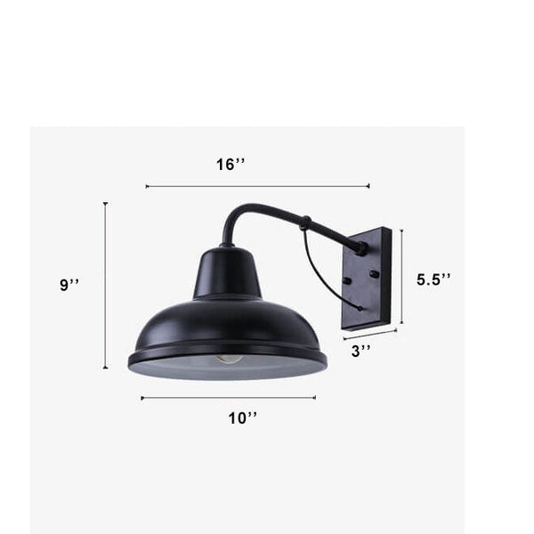 Buitenlamp zwanenhals – Stijlvolle Wandlamp voor Tuin & Terras