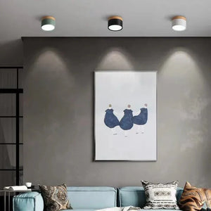 Slanke Scandinavische LED Spotplafondlamp – Moderne Noordse Halverlichting