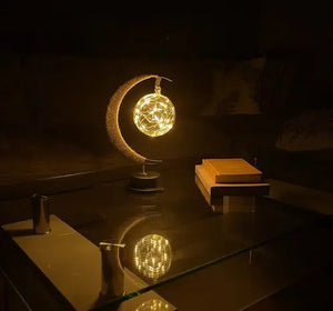 Lunar Bloesem Maanlamp – LED Nachtlampje met Fijne Bloemen voor Gezellige Sfeerverlichting