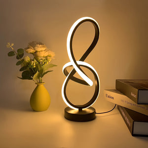 Moderne LED Bureau Lamp met Touch Control en USB – Verstelbare Helderheid & Minimalistisch Design