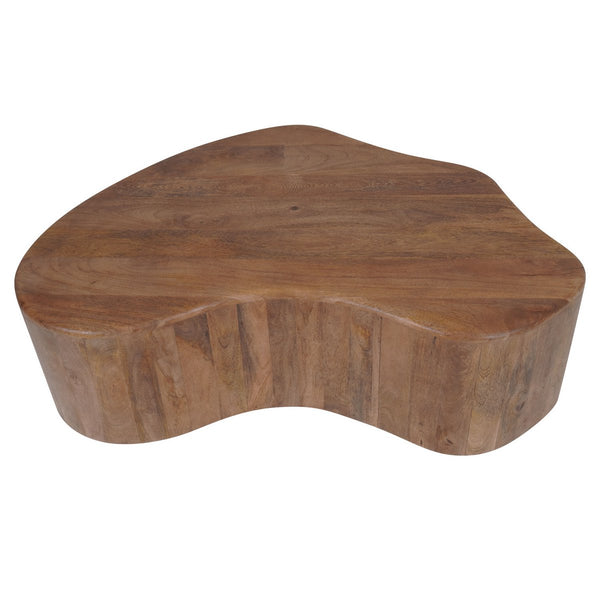Salontafel Zina – Organisch Design van Massief Mangohout – 107 x 80 cm