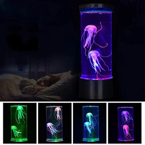 Betoverende Kwallen Tafel Lamp – Sfeerverlichting voor Huis & Kantoor