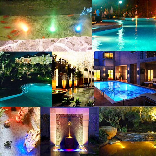 Waterdichte RGB LED-lampen – Kleurenveranderende Verlichting voor Pool & Tuin