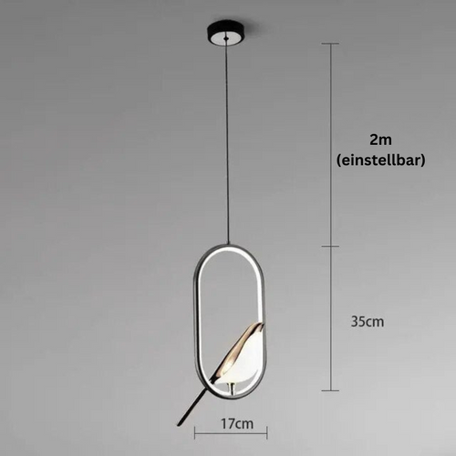 Kunstzinnige Vogel-Pendellamp – Moderne Decoratieve Hanglamp voor Woonkamer, Slaapkamer & Eetkamer