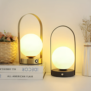 Draadloze Oplaadbare Tafellamp Bol – LED Verlichting Binnen & Buiten