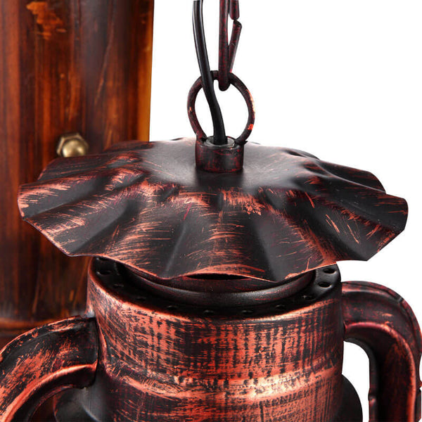 Eenflammige Lantaarn Wandlamp – Elegante Binnen- en Buitenverlichting voor Gezellige Ruimtes