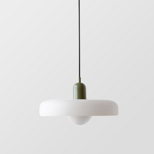 Moderne Art Deco Glazen Hanglamp – Kleurrijke Halo Plafondlamp