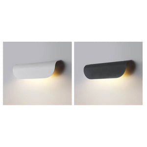 Gebogen LED Buitenwandlamp – Moderne Weerbestendige Tuin- & Terrasverlichting