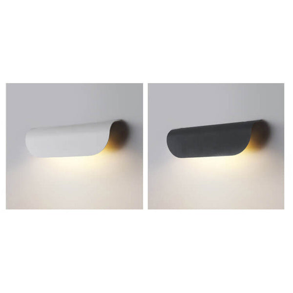 Gebogen LED Buitenwandlamp – Moderne Weerbestendige Tuin- & Terrasverlichting