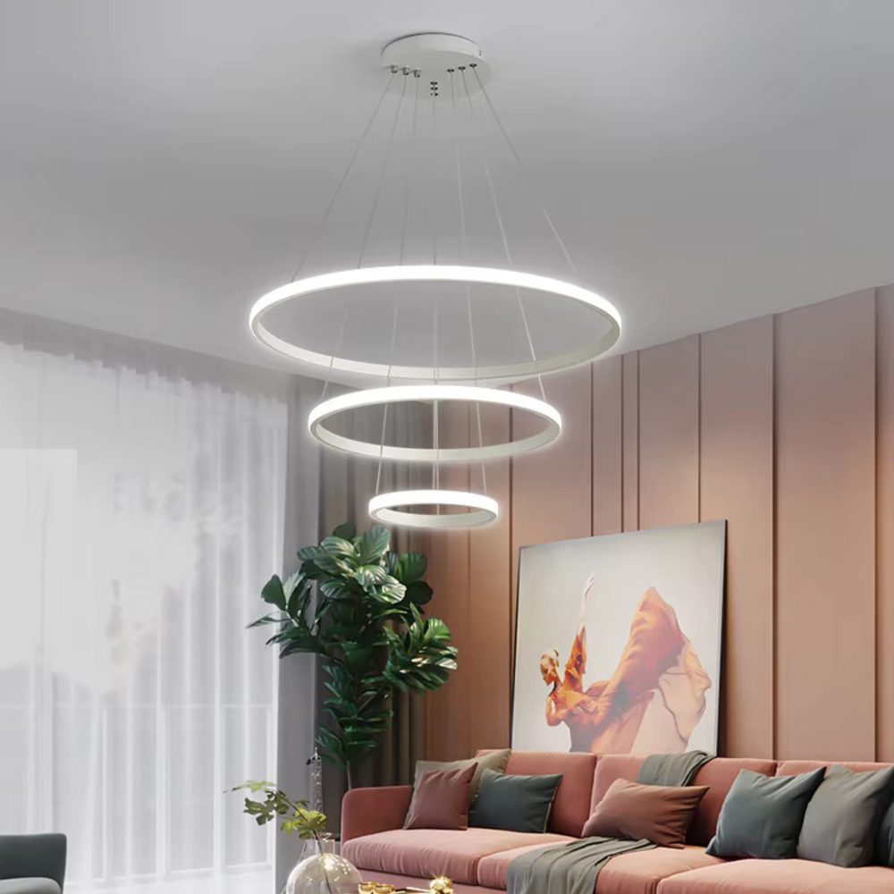 Moderne Geometrische LED Hanglamp – Infinity Lus Plafondlamp