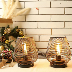 Draadloze LED Lantaarn – Dimbaar Warm Licht voor Binnen en Buiten