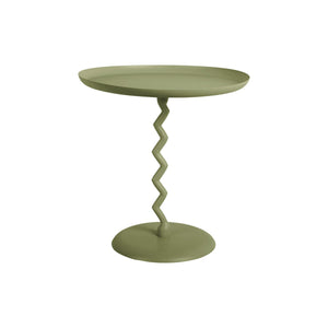Moderne Bijzettafel Zig Zag Medium | Stijlvolle Decoratieve Accenttafel voor de Woonkamer