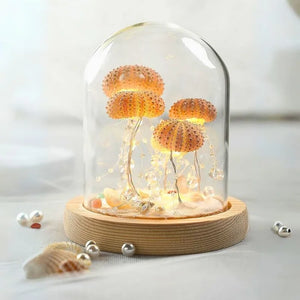 Moderne Urchin Glow Nachtlamp – Kunstzinnige Zee-egel Lamp voor Sfeervolle Woondecoratie