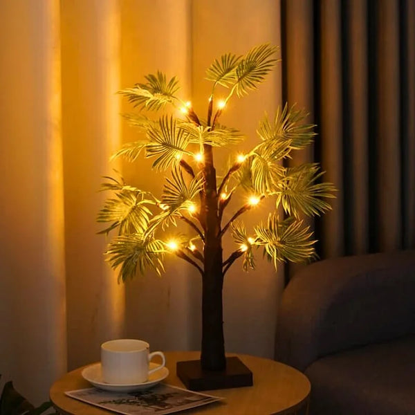PalmenGlanz LED Palmblaadjes – Tropische Woondecoratie met Warm Wit Licht
