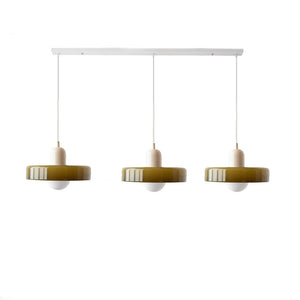 TrioGlow Hanglamp – Stijlvolle Drie Gekleurde Glazen Kappen voor Moderne Verlichting