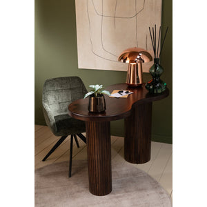 J-Line Stoel Louna Groen – Ijzer & Acryl – Comfortabele Designstoel met Armleuningen