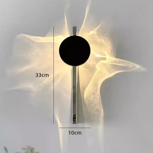 ChromeGlow | Moderne Ronde LED Wandlamp – Minimalistisch Design in Roestvrij Staal