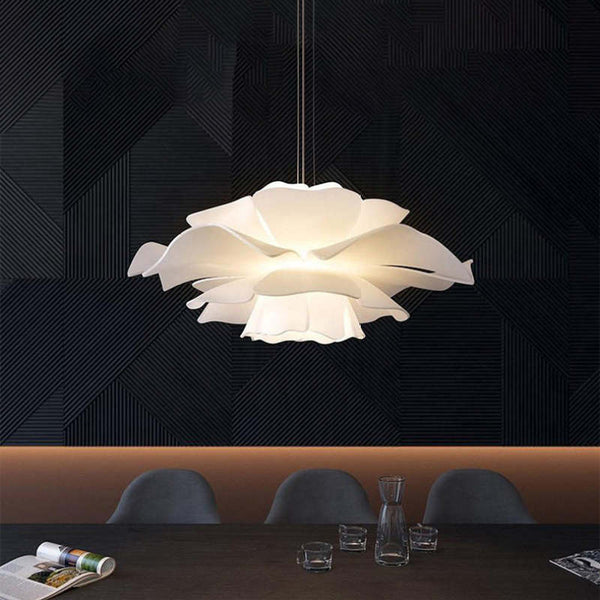Moderne Hanglamp met Zachte Rondingen – Stijlvolle LED Pendellamp voor Woon- en Eetkamer