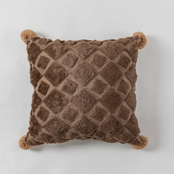 Geborduurde Kussenhoes met Patroon 45x45cm – Elegante Woondecoratie