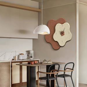 Moderne Witte Hanglamp – Retro Mid-Century Design Ø50cm