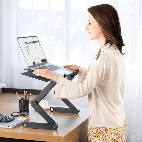 360° Ergonomische Laptopstandaard voor Bureau  Verstelbare Thuis  Kantoorwerkplek