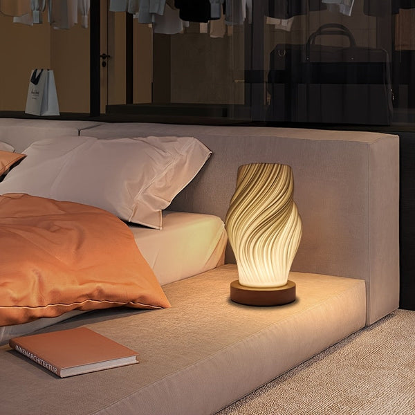 Dimbare Minimalistische LED Tafellamp – Moderne Bedlamp & Sfeerverlichting voor Thuis